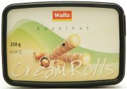 ROLERI CREAM ROLLS HAZELNUT WALTZ 250G