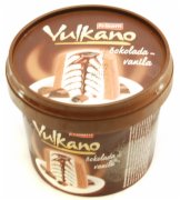 SLADOLED VULKANO COKOLADA & VANILA 280G FRIKOM