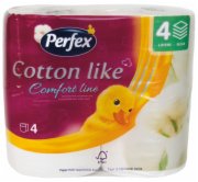 TOALETNI PAPIR 4SL COTTON COMFORT 4/1 PERFEX