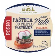 PASTETA OD DIMLJENOG FILETA PASTRMKE 75G PLAN KOLI