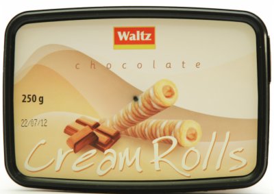 ROLER WALTZ CREAM ROLLS COKOLADA 250G
