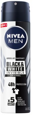 DEO SPREJ MEN BLACK&WHITE INVISIBLE NIVEA 150ML