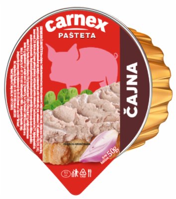 PASTETA CAJNA CARNEX 50G