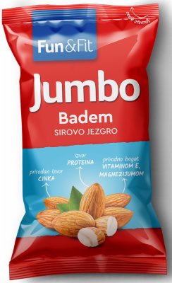 BADEM JUMBO SIROVI 75G FUN&FIT