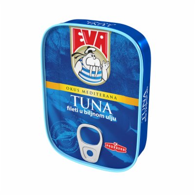 TUNA FILETI U BILJNOM ULJU EVA 115G