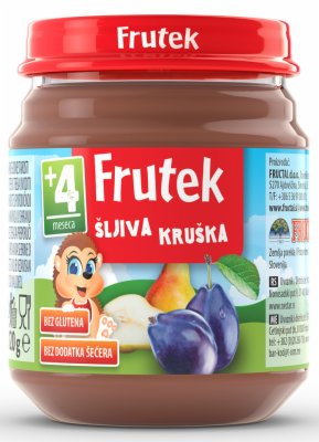 KAŠICA ŠLJIVA+KRUŠKA FRUTEK 120G