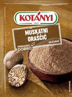 ZAČIN MUSKATNI ORAŠČIĆ MLEVENI KOTANYI 18G