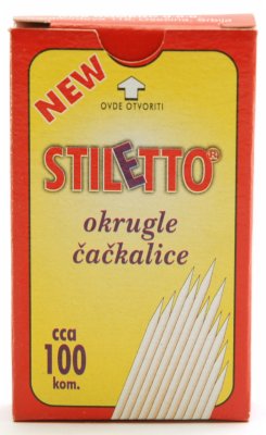 CACKALICE DRVENE OKRUGLE 100/1 STILETTO