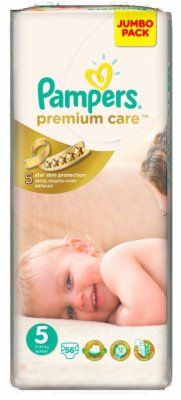PELENE ZA DECU PREMIUM JP 5 JUNIOR 56/1 PAMPERS
