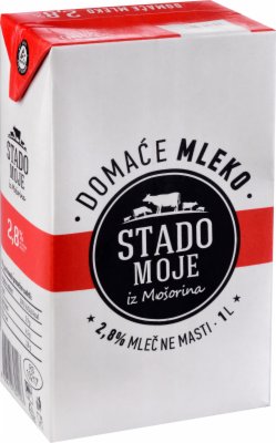 MLEKO UHT STADO MOJE 2.8%MM 1L
