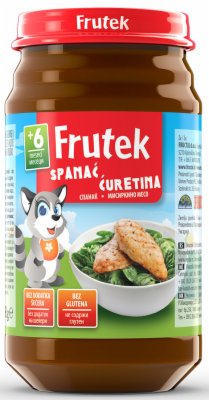 KAŠICA SPANAĆ+ĆURETINA FRUTEK 190G