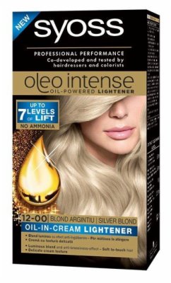 FARBA ZA KOSU 12-0 SILVER BLOND OLEO INTENSE SYOSS