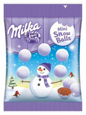 MILKA MINI SNOWBALL 100G