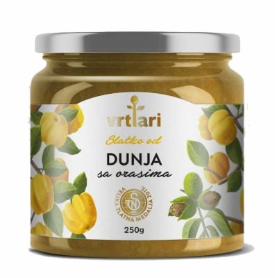SLATKO DO DUNJA SA ORASIMA 250G VRTLARI