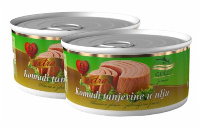 TUNJ KOMADI  U ULJU 80G EXTRA GOLD PRIMA