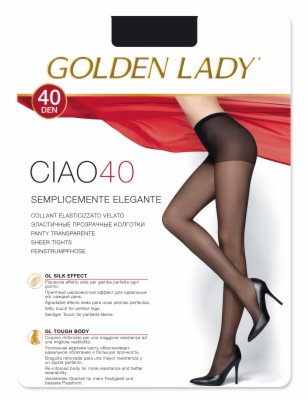 ČARAPE HULAHOP CIAO 40DEN CRNE L4 GOLDEN LADY