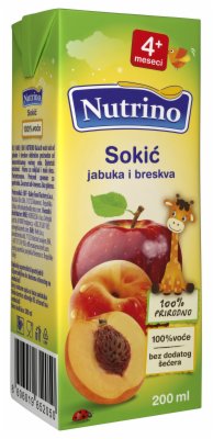 SOKIC NUTRINO JABUKA+BRESKVA 200ML