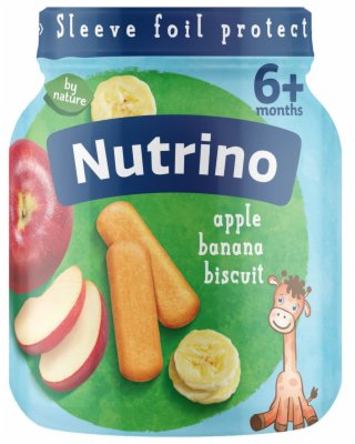 KAŠICA JABUKA+BANANA+KEKS NUTRINO 125G