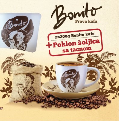 KAFA BONITO  2x200G + SOLJICA SA TACNOM