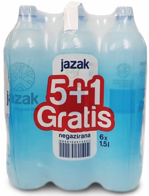VODA JAZAK NEGAZIRANA 5+1 GRATIS