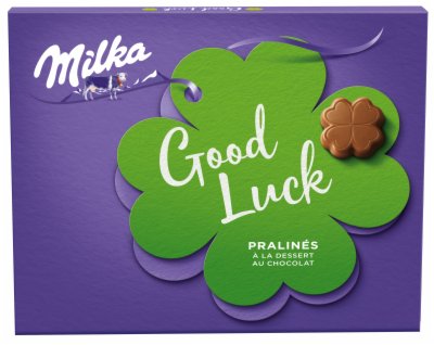 PRALINE GOOD LUCK CHOCO MOUSE MILKA 110G