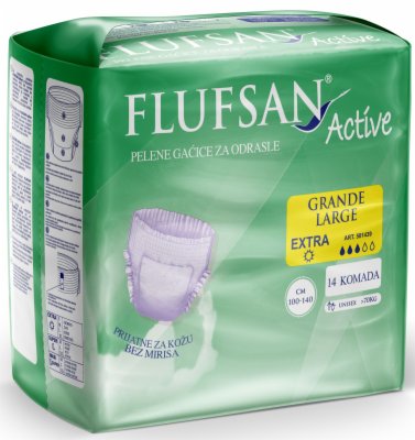 PELENE ZA ODRASLE LARGE FLUFSAN 14/1