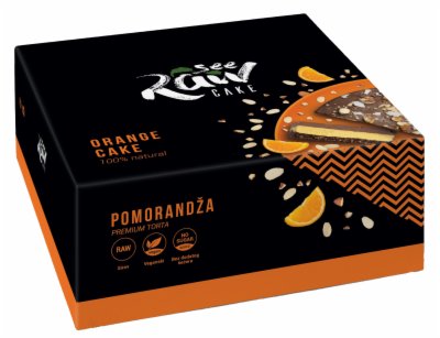 TORTA POMORANDZA 1000G SEE RAW CAKE