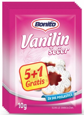 VANILIN SECER 5+1 GRATIS  BONITO 10G