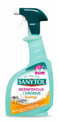 SREDSTVO ZA KUHINJU I DEZINFEKCIJU SANYTOL 500ML