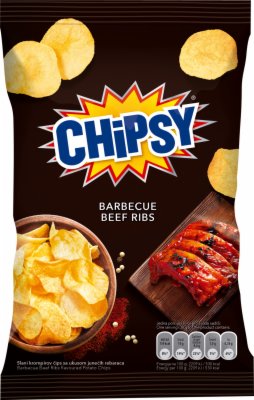 CIPS BARBECUE BEEF RIBS 40G  MARBO