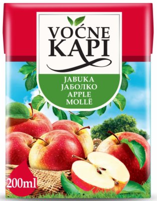 SOK VOCNE KAPI JABUKA 0,2L BRIK