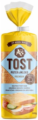 TOST PUTER & MLEKO 500G AS