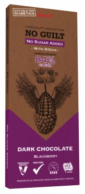 ČOKOLADA BEZ ŠEĆERA BLACKBERRY KANDIT 80G
