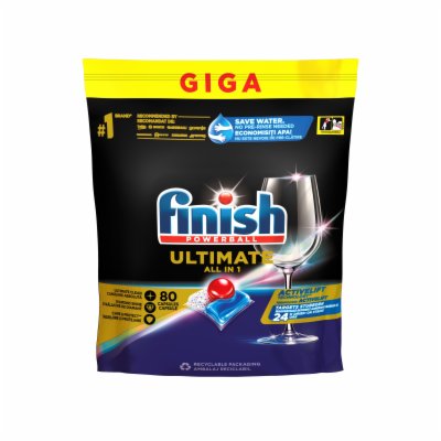 TABLETE ZA SUĐE FINISH ULTIMATE ALL IN ONE 80/1