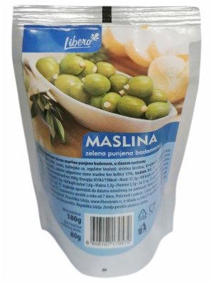 MASLINE ZELENE SA BADEMOM LIBERO 180G DOJPAK  