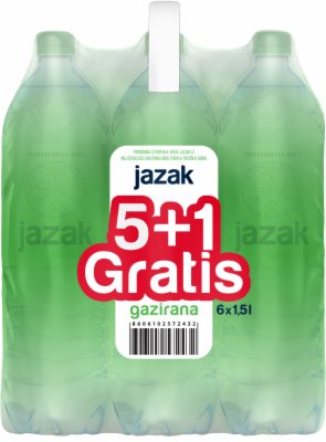 VODA JAZAK GAZIRANA 5+1 GRATIS