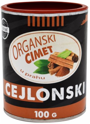 CIMET ORGANSKI CEJLONSKI U PRAHU TOP FOOD 100G