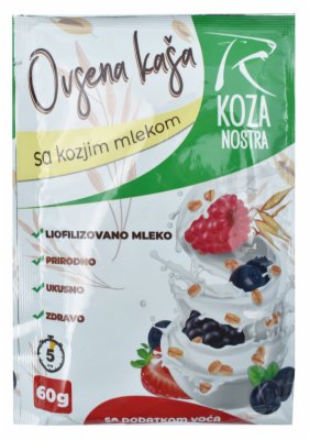 OVSENA KASA SA KOZJIM MLEKOM SA DODATKOM VOCA 60G
