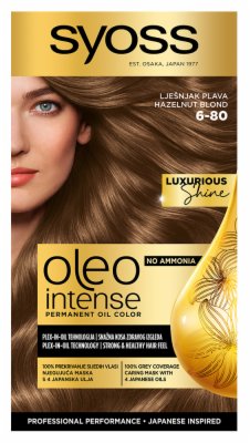 FARBA ZA KOSU 6-80 LEŠNIK PLAVA OLEO SYOSS