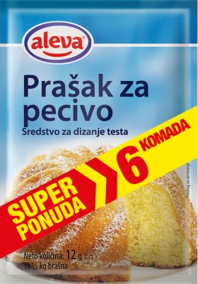 PRASAK ZA PECIVO SUPER PONUDA 6X12G ALEVA