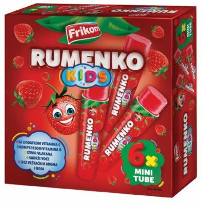 SLADOLED RUMENKO KIDS MINI TUBA MULTIPAK 408ML