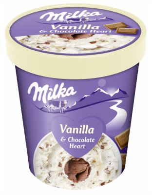 SLADOLED MILKA VANILA & CHOCOLATE TUB 480ML