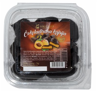 SUVA KAJSIJA COKOLADIRANA 200G