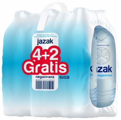 VODA JAZAK NEGAZIRANA 4+2 GRATIS 0,5L