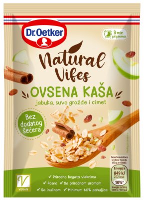 OVSENA KAŠA JAB.CIMET SUVO GROŽ.NATURAL VIBES 60G