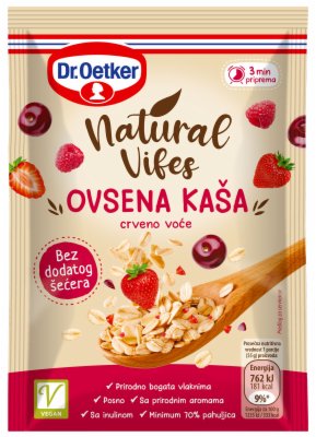 KAŠA OVSENA CRVENO VOĆE DR.OETKER 55G