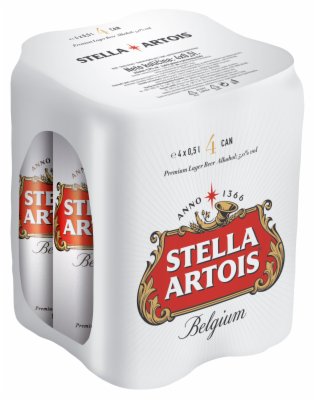 PIVO STELLA ARTOIS 4X0.5L LIMENKA