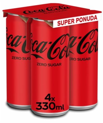COCA-COLA ZERO 4X0.33L