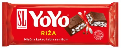 ČOKOLADA MLEČNA SA RIŽOM YOYO 70G