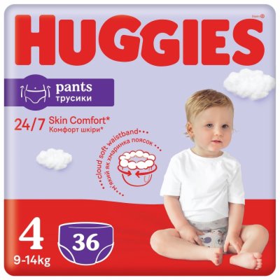 PELENE HUGGIES PANTS 4 JUMBO 9-14KG 36/1